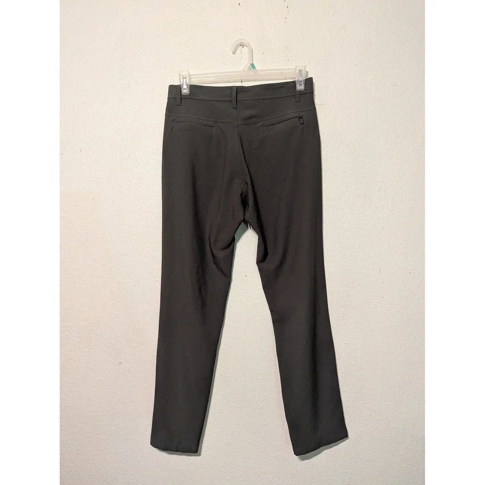 Free Fly Men Nomad Pants 32x32 Dark Olive Green Stretch Performance Trousers